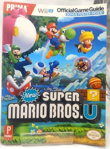 Prima Games Wii U Guía Oficial del Juego New Super Mario Bros. U SIN Póster Nintendo - Imagen 1 de 3