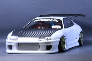 PAB-3135 Pandora 1/10 RC Drift Car Toyota Supra JZA80 Body Set JDM Japan - Picture 1 of 4