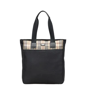 BURBERRY Nova Check Tote Bag Shoulder Bag Women 【Used】 - Picture 1 of 19