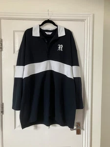 Ladies Rita Ora, rugby style shirt, XL Navy blue - Picture 1 of 8
