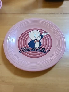 NUEVO Plato de Cena Fiesta Warner Bros Looney Tunes PORKY PIG • 10.5" Diámetro - Imagen 1 de 3