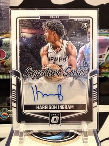 HARRISON INGRAM 2024-25 OPTIC ROOKIE R/C AUTO SIGNATURE SERIES TZ - Picture 1 of 2