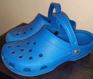 Zoccoli classici Crocs ragazzo/ragazza bullone blu TG J5 - Foto 1 di 8