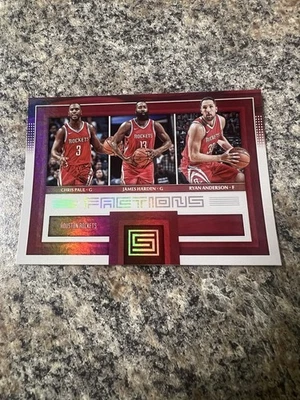 2017-18 Status #20 James Harden / Chris Paul / Ryan Anderson Factions Rockets - Image 1 of 3