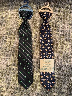 Wembley/Chaps Washable Christmas clip-on Necktie Neck Ties, Boys NWT - Image 1 of 4
