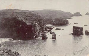 Sark - Les Autelets - Publ. Raphael Tuck & Sons Silverette - Picture 1 of 2