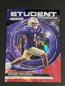 Selecciones del draft de Panini Prizm 2024 - Orientación estudiantil Roma Odunze #SO-RO Red Ice - Imagen 1 de 2