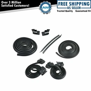 9pc Weatherstrip Seal Kit Set for 69-72 Skylark Special Malibu Cutlass 2 Dr HT - Picture 1 of 12