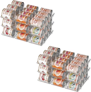 Can Organizer for Pantry Soda Can Organizer Automatic Rolling Food Pantry Storag - Picture 1 of 6