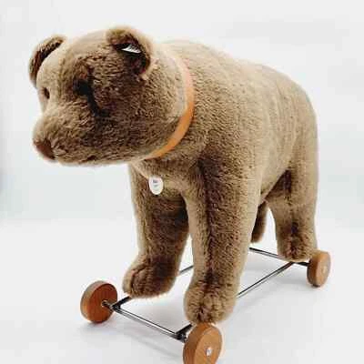 Steiff Bär auf Rädern 400384 1921 limitiert 1500 Jahr 2003 OVP 43 cm Sammler - Bild 1 von 4