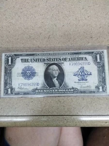 1923 $1 Silver Certificate Horse Blanket - Picture 1 of 2