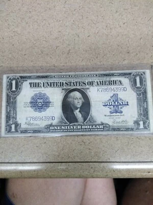 1923  $1 Silver Certificate Horse Blanket - Image 1 of 2