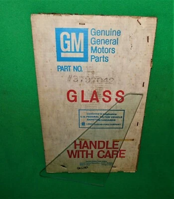 🔥NOS 63 64 65 66 CHEVY CORVETTE CONVERTIBLE VENTANA LATERAL IZQUIERDA VENTILACIÓN VIDRIO TINTADO Foto 1 de 4