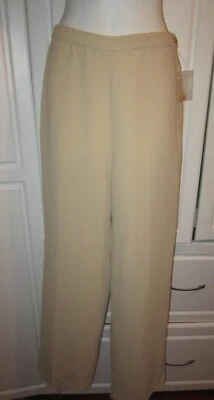 NWOT Women Chadwick's Nude Pocket Free Dress Pants Slacks Size 4 Side Zip - Image 1 of 4