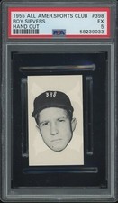 1955 All-American Sports Club #398 Roy Sievers PSA 5 EX VERY RARE