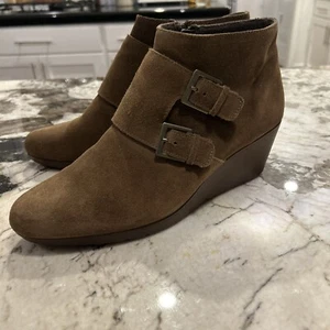 Munro Damen-Stiefelette Gr. 11 M braun ""Drew"" wasserdicht mit Keilabsatz - Bild 1 von 5