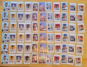 LOT OF 66 CARDS 1989 Bowman Sweepstakes Reprint Insert (6) 11 card Sets Mantle 