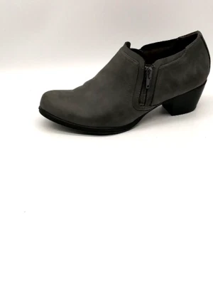 Natural Soul Botas Mujer Gris Casta 8 Tobillo Botín Zapato Cremallera Lateral Elastizado Foto 1 de 4