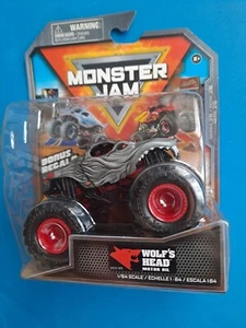 Wolf's head motor oil 🔥 1:64 Monster JAM Trucks metal truck wolf series 26 - Picture 1 of 5