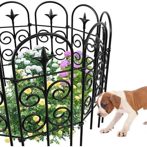Gartenzaun Metall Beetzaun Sichtschutz Zaunelemente Gartenbegrenzung Gartenza... - Bild 1 von 2