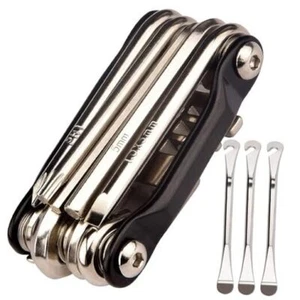 Bike Chain Tool, Bike Tire Levers, Bike Tire Repair Kit, Chain Breaker, Bike - Picture 1 of 8