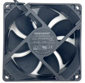 HP OMEN FOXCONN 9CM DC12V 0.40A 4 Wire Cooling Fan CPU Chassis Fan PVA092G12S - Picture 1 of 8