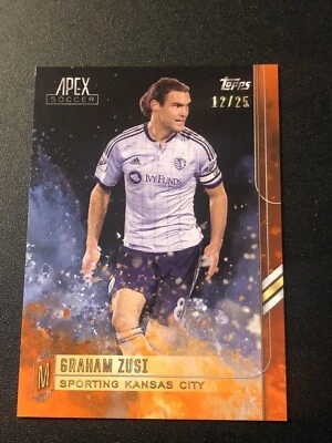 2015 Topps Apex Orange /25 Graham Zusi #91 - Image 1 of 3