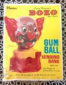 1963 Bozo The Clown - Gumball Machine - Hasbro-Shrinkwrapped 🔥 Gumballs 60yrs - Picture 1 of 7