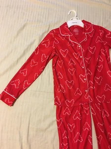 So: Girls 2 Piece Long Sleeve/Legs Pajama Set, Christmas Theme Print: Red, M, L - Picture 1 of 5