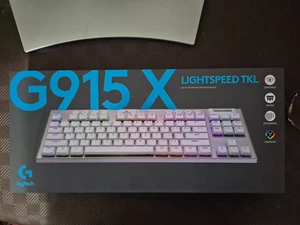Logitech G915 X LIGHTSPEED TKL Low-Profile Wireless Gaming Keyboard White - Picture 1 of 5