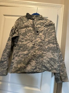 ARMY COAT ACU COMBAT UNIFORM SHIRT MED/REG UCP JACKET TOP w/patches - Picture 1 of 5