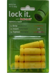 Posi-Lock® 12-10 gauge Connector-Yellow Package of 7 (NEW) - Picture 1 of 1