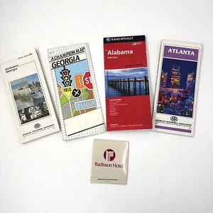 Alabama Georgia Atlanta Reisekarte - Bild 1 von 23