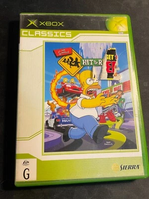 THE SIMPSONS HIT AND RUN | ORIGINAL MICROSOFT XBOX + MANUAL INCLUDED | PAL - Image 1 of 3
