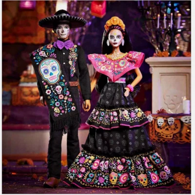 🎃Barbie & Ken Set Dia de los Muertos Dolls 2021 DAY OF THE DEAD LIMITED NEW🎃 - Image 1 of 4