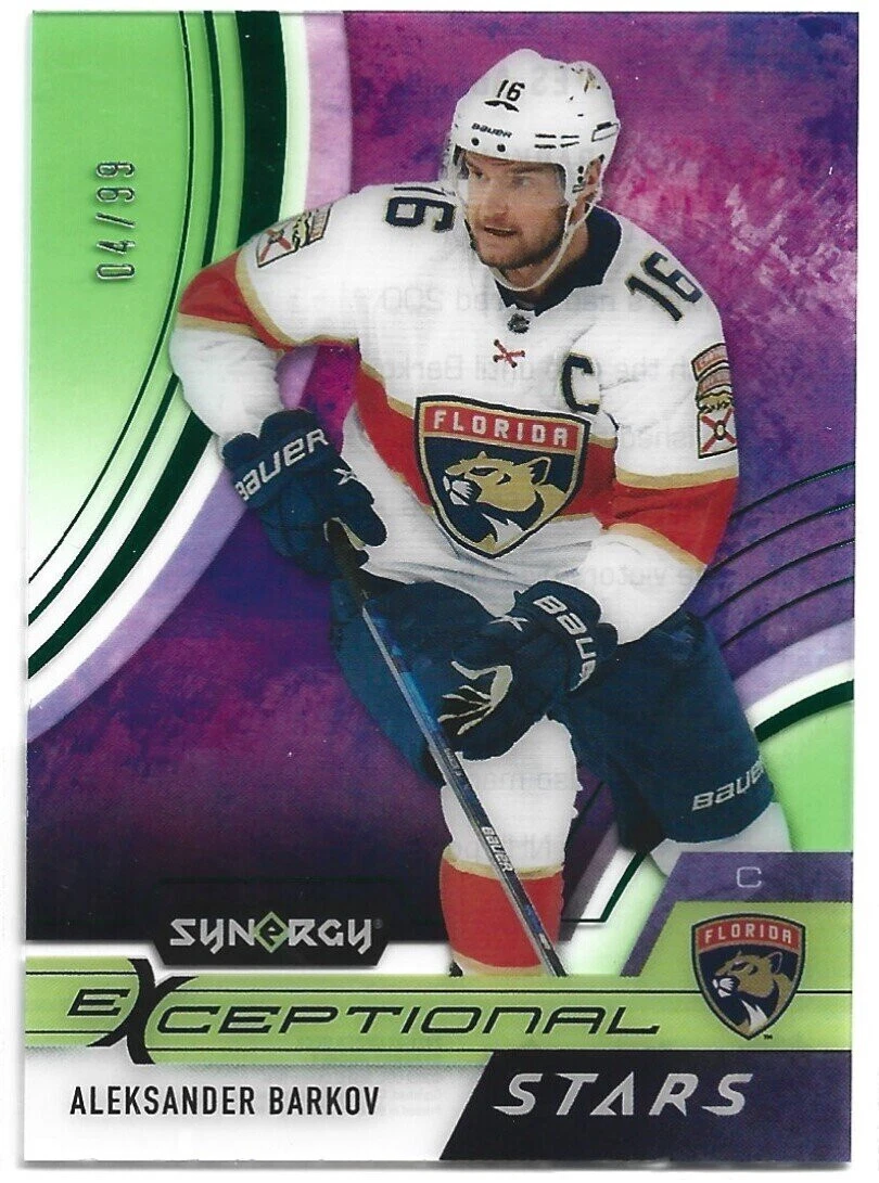 21-22 Upper Deck Synergy Exceptional Stars Green /99 Aleksander Barkov ES-AB