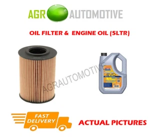 OEM DIESEL OIL FILTER + VL 5W30 OIL FOR SKODA RAPID SPACEBACK 1.6 105 BHP 2012- - Picture 1 of 1