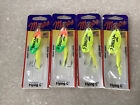 4 New Mepps Flying C Heavy Body 7/8 oz. Spinners Fishing Lures Lot