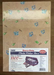 Pioneer HD Photo or Video Storage Boxes (2) with lids Acid Free Style B-1 NEW - Picture 1 of 11