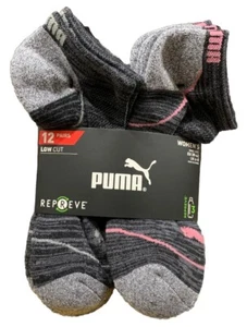 Puma Damen No Show Socken 12er Pack in einem UK Größe 6-8 & in 2 Farben Neu - Bild 1 von 7
