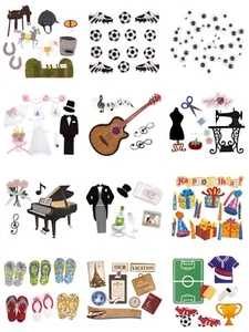 Scrapbooking Cardmaking Embellishments- Occasions And Hobbies- Holidays - Picture 1 of 14