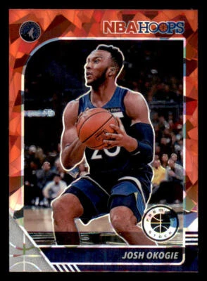 2019-20 Hoops Premium Stock Prizms Red Cracked Ice #113 Josh Okogie - Image 1 of 2