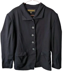 John Meyer Blazer Damen 12 Sakko reine Wolle schwarz Executive USA klassisch  - Bild 1 von 7