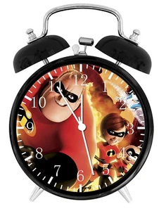   Disney The Incredibles Alarm Desk Clock Home or Office Decor F54 Nice Gift - Picture 1 of 1