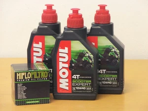 Motul Scooter Öl / Ölfilter Suzuki AN650 Burgman Bj 02 - 18 - Bild 1 von 1