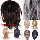 Hairpiece High Temperature Fiber Clip In Hair Extensions Curly Straight