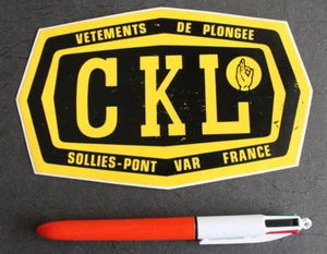 Aufkleber / Sticker - Tauchbekleidung - CKL - Sollier-Brücke - Bild 1 von 2