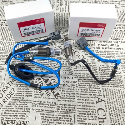 原始设备制造商全新 2 上游和下游 O2 氧气传感器适用于 2003 - 2007 年本田雅阁 2.4L — 第 1/2 张图片