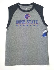 Boise State University Broncos Football Mens Size Large Tank Top Colosseum NWT