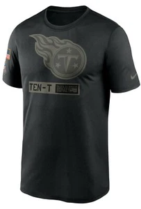 Authentic Nike Tennessee Titans Men's NFL Salute to Service Black T-Shirt Shirt - Picture 1 of 4